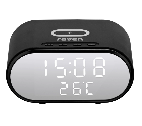 Raven EBUD001 z ładowarką indukcyjną Czarny