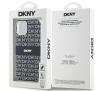 Etui DKNY IML Mono & Stripe MagSafe do iPhone 15 Czarny