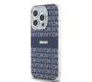 Etui DKNY IML Mono & Stripe MagSafe do iPhone 15 Pro Max Niebieski