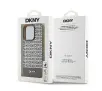 Etui DKNY Leather Printed Pattern Metal Logo MagSafe do iPhone 15 Pro Max Brązowy