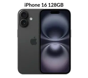 Smartfon Apple iPhone 16 128GB 6,1" 48Mpix Czarny