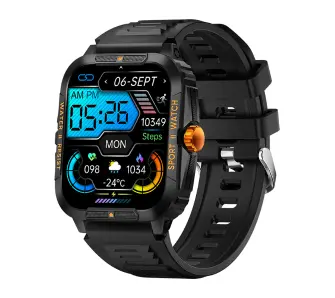 Smartwatch Colmi P76 Czarno- pomarańczowy