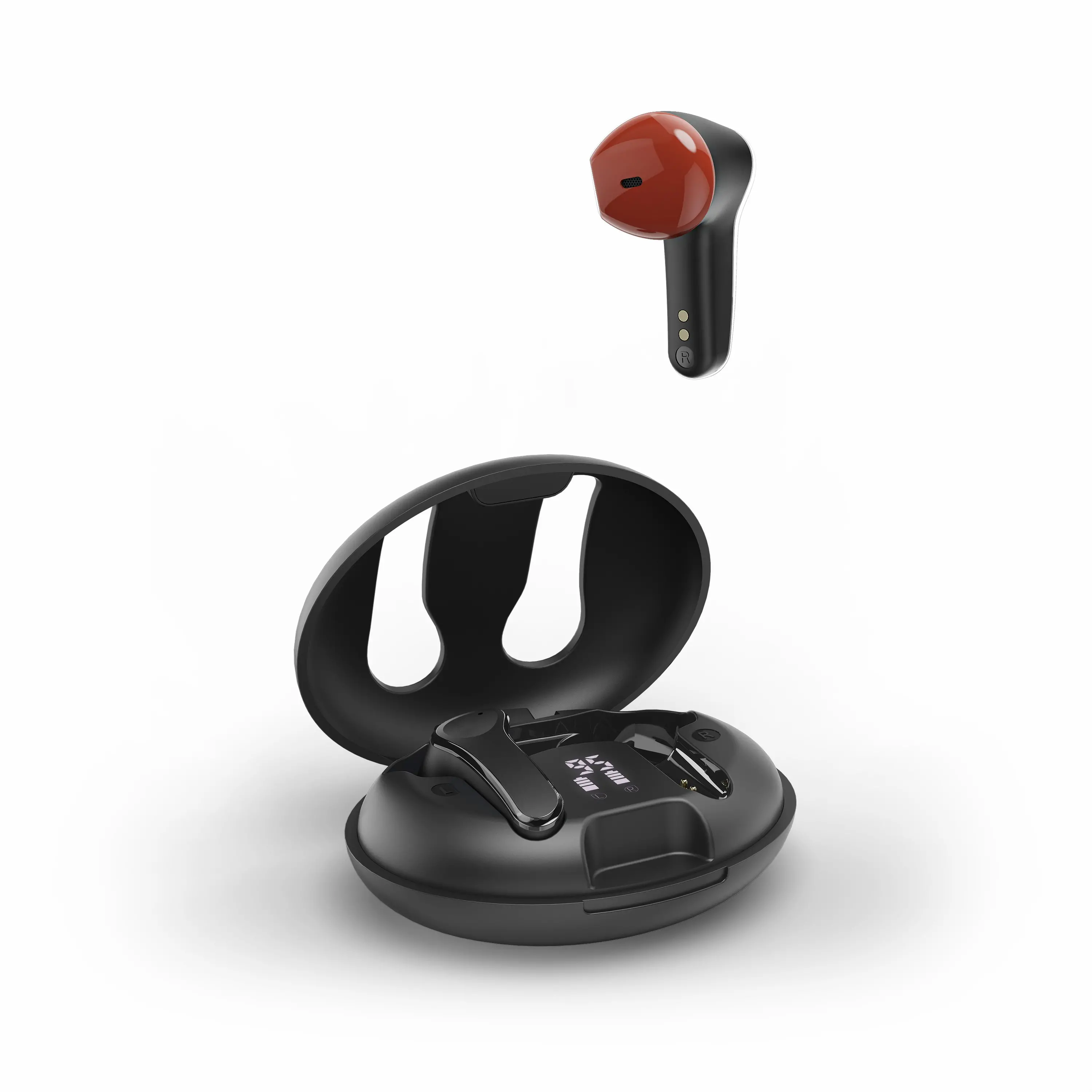 Słuchawki bezprzewodowe Hama Spirit Unchained ENC Douszne Bluetooth 5.3 Czarny