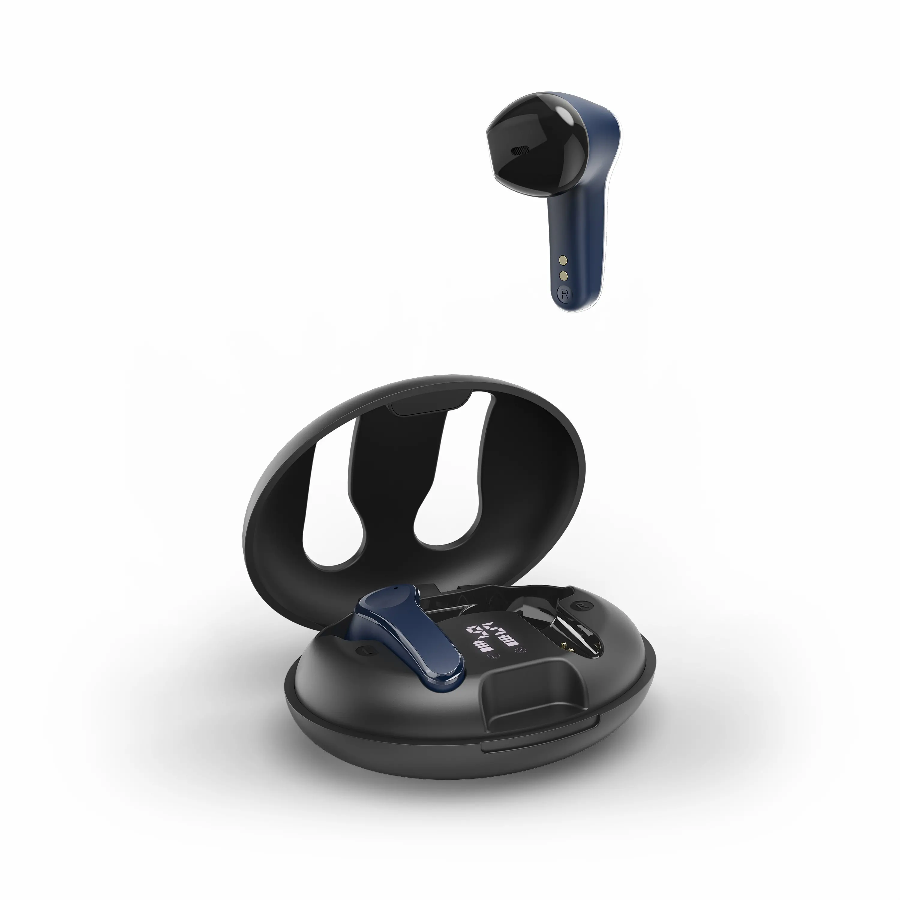 Słuchawki bezprzewodowe Hama Spirit Unchained ENC Douszne Bluetooth 5.3 Niebieski