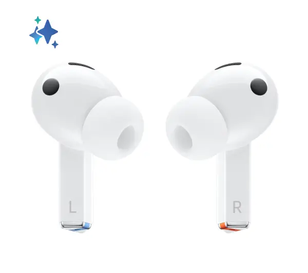 Samsung Galaxy Buds 3 Pro SM-R630NZW Dokanałowe Bluetooth 5.4 Funkcje AI Biały - ⚡ BESTSELLERY ⚡ - Kup na Raty - RRSO 0%