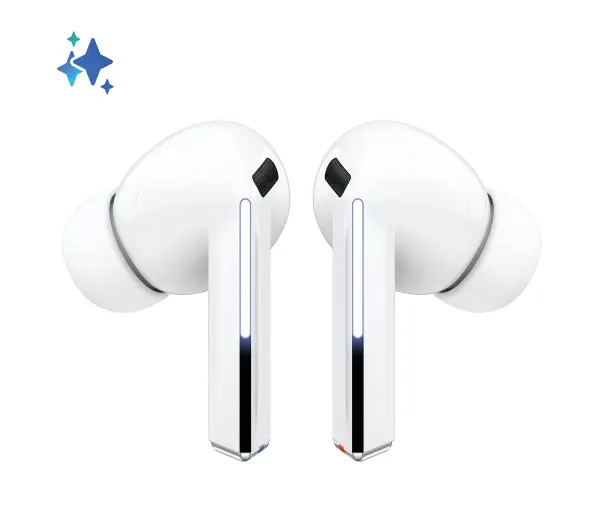 Samsung Galaxy Buds 3 Pro SM-R630NZW Dokanałowe Bluetooth 5.4 Funkcje AI Biały - ⚡ BESTSELLERY ⚡ - Kup na Raty - RRSO 0%
