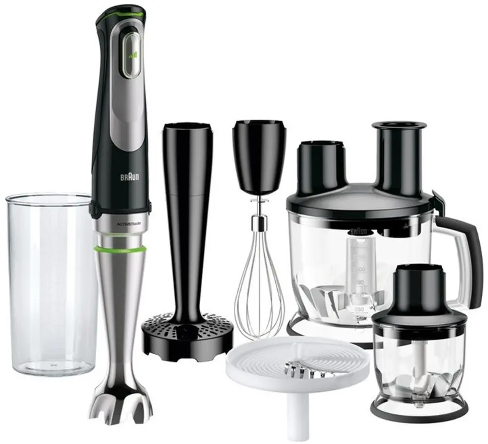 Blender Braun Multiquick 9 MQ9087 Gourmet 1000W Malakser Mini rozdrabniacz Końcówka do puree