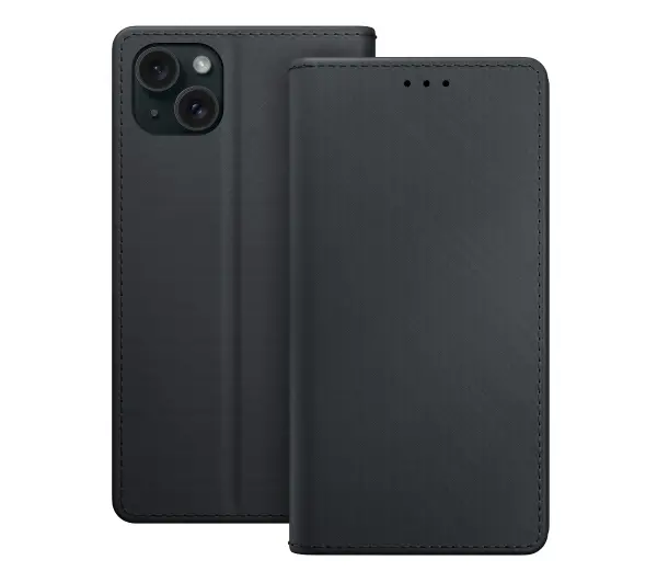 3mk Wallet Case do iPhone 15 Plus Czarny