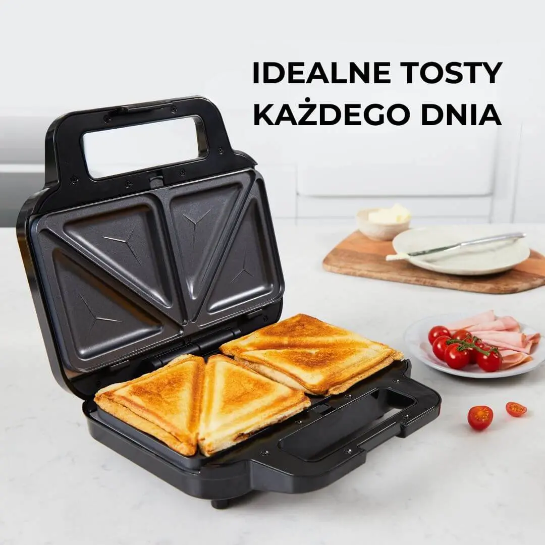 Opiekacz Breville VST098X 3w1 Trójkąty Gofry Panini 900W