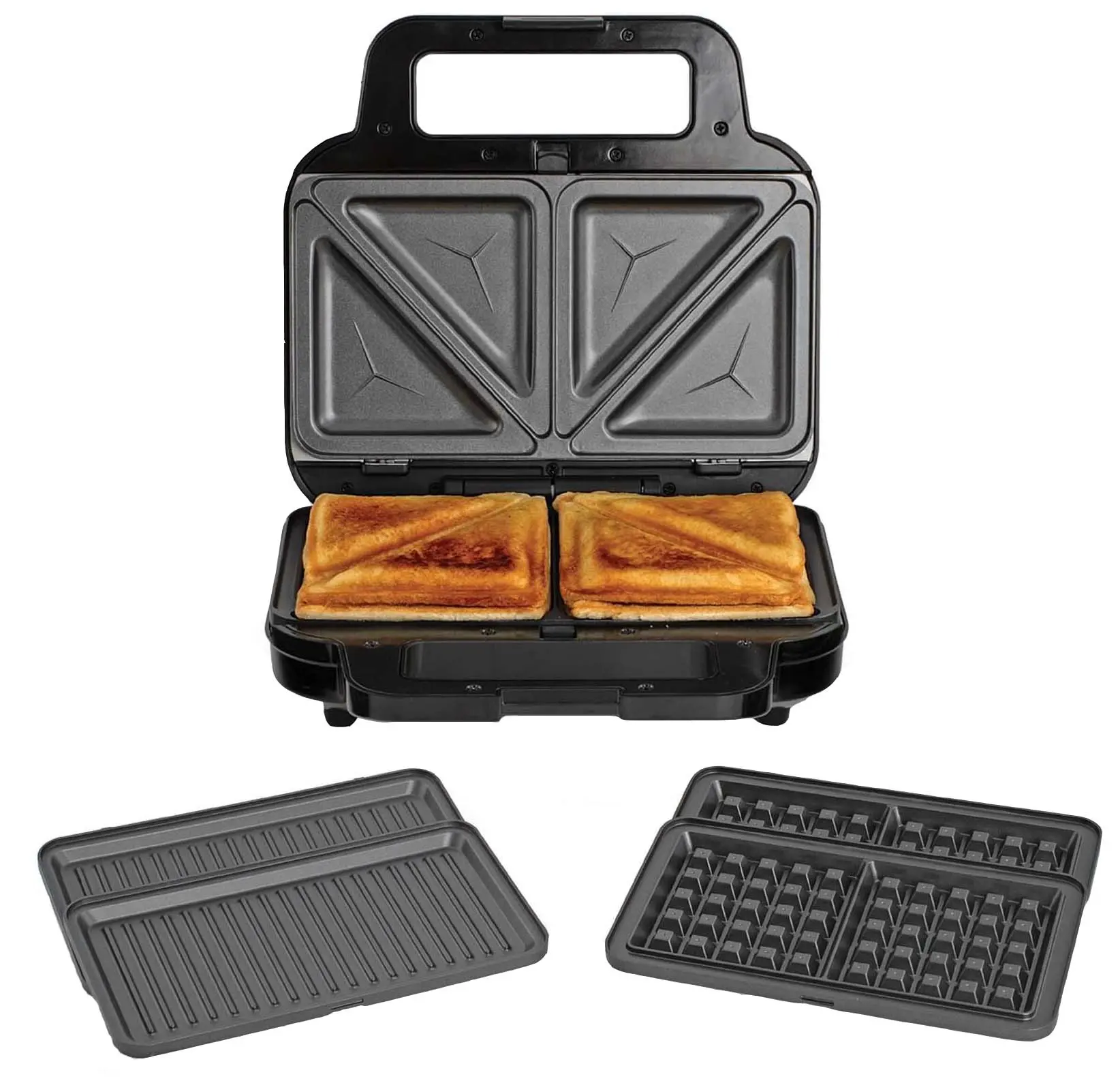 Opiekacz Breville VST098X 3w1 Trójkąty Gofry Panini 900W