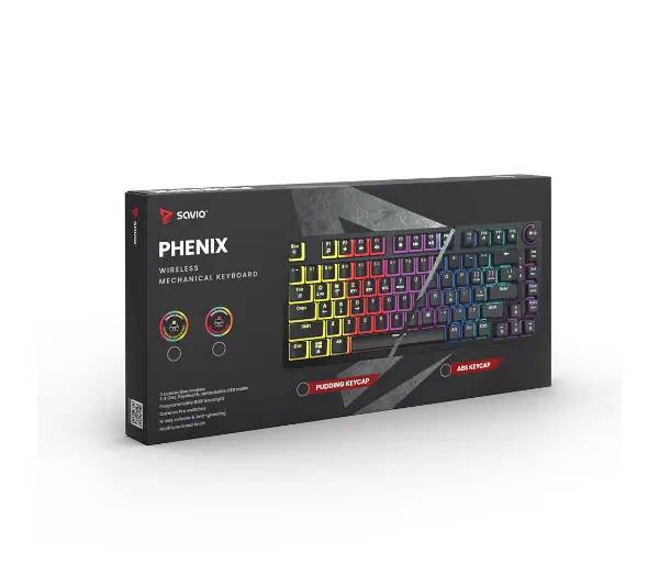 Savio Phenix Gateron Yellow Pro Pudding Czarny