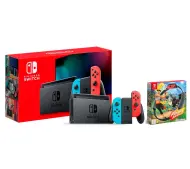 Nintendo Switch 青/赤 + Ring Fit Adventure Nintendo Switch Joy-Con v2 Czerwono-niebieski + Ring Fit