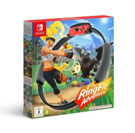 Nintendo Switch 青/赤 + Ring Fit Adventure Nintendo Switch Joy-Con v2 Czerwono-niebieski + Ring Fit