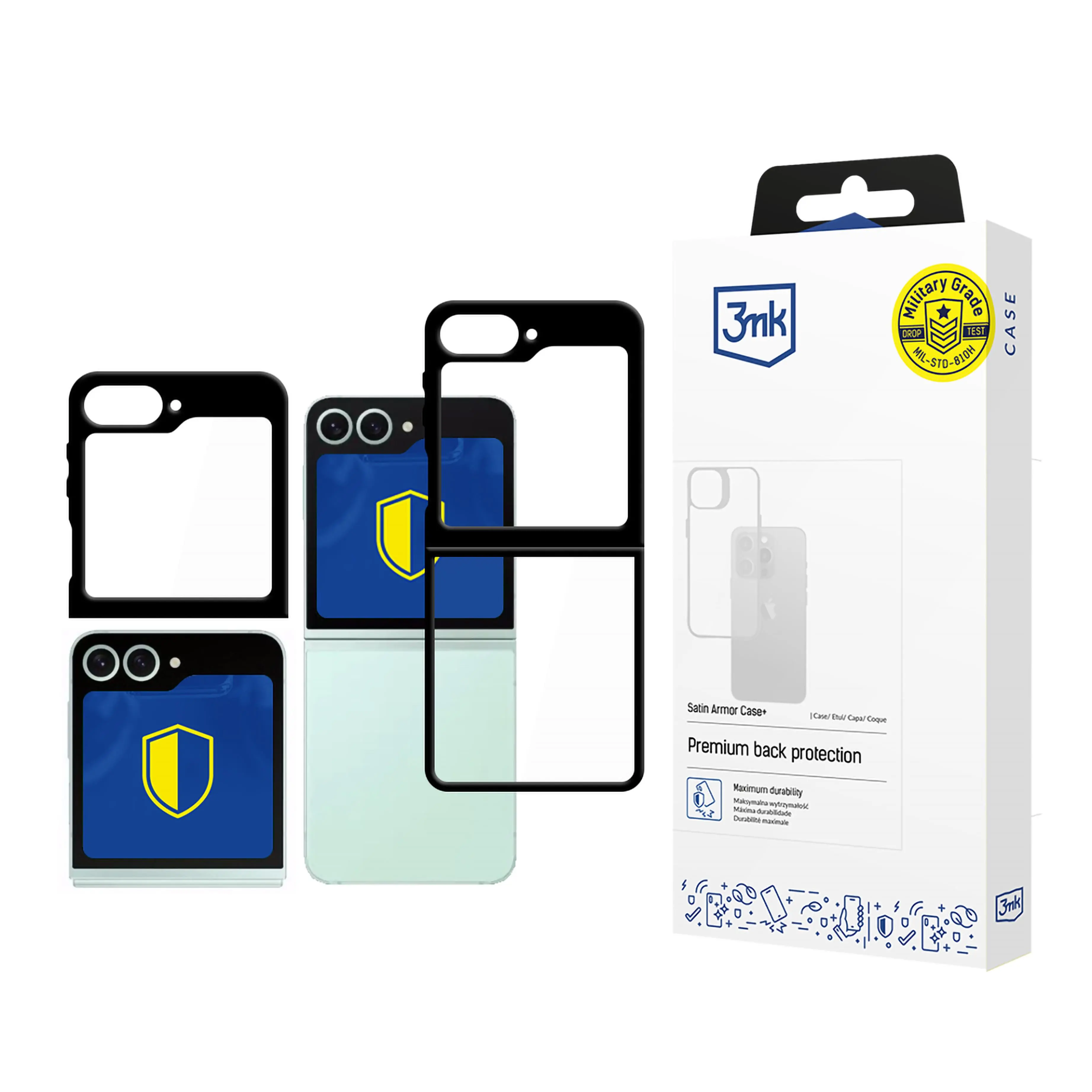 Etui 3mk Satin Armor Case+ Flip do Samsung Galaxy Z Flip 6