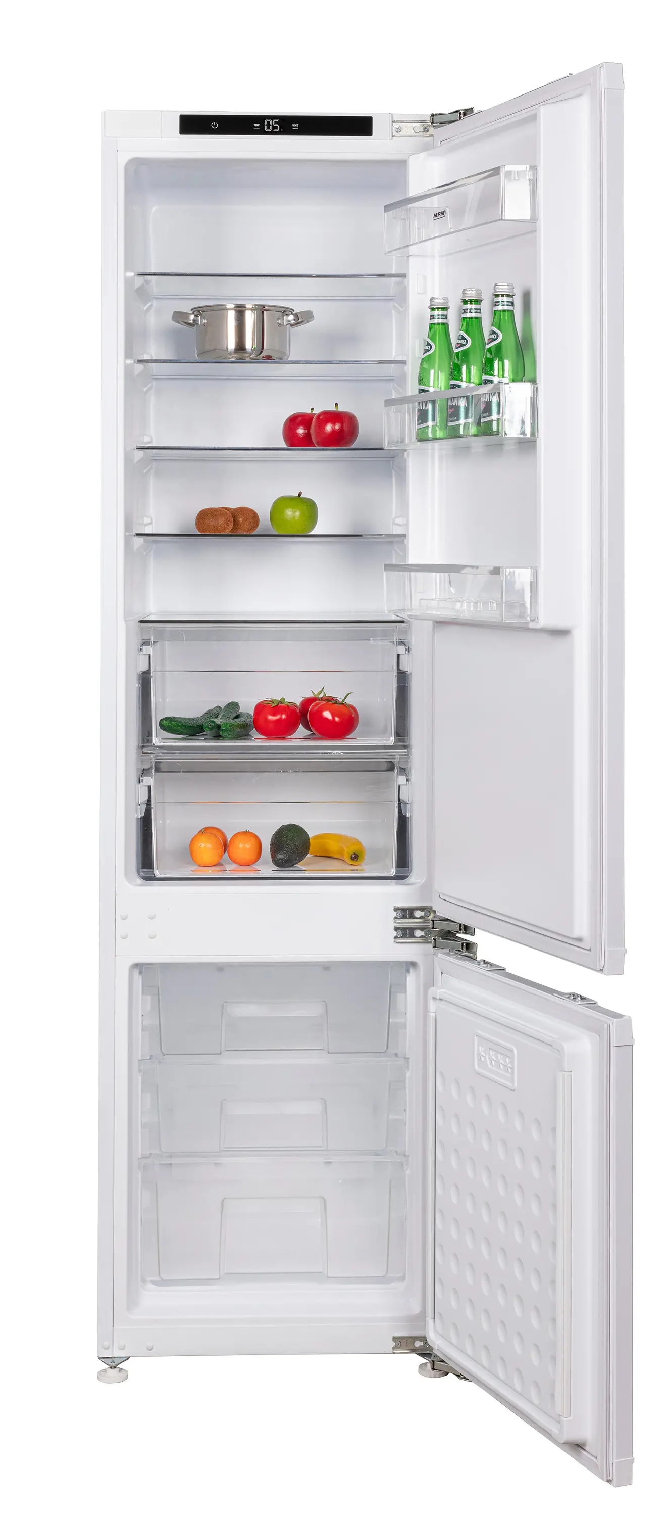 Lodówka MPM 310-FFI-21/E Zamrażarka No Frost 194cm Komora świeżości