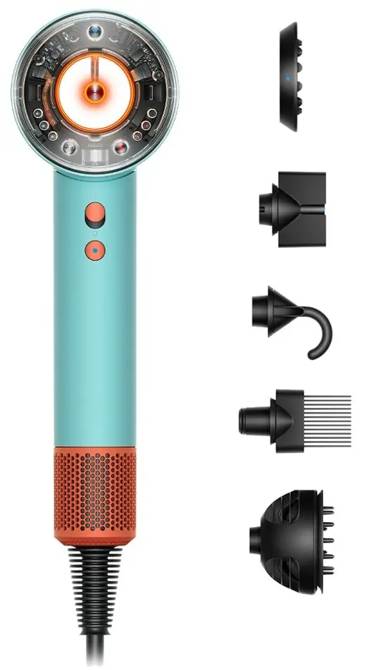 Suszarka do włosów Dyson Supersonic Nural 515276-01 Jonizacja Dyfuzor Zimny nawiew 1600W 3 prędkości 4 temperatury