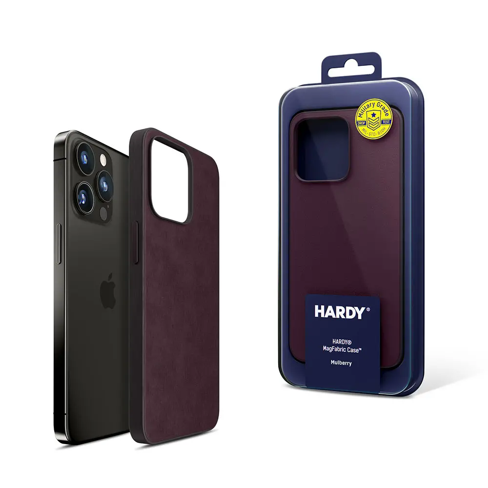 Etui 3mk Hardy MagFabric Case do iPhone 15 Pro Czerwony