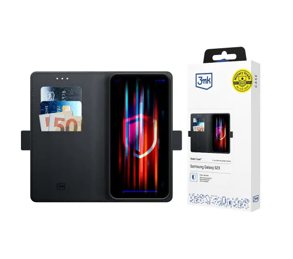 3mk Wallet Case do Samsung Galaxy S23 Czarny