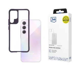 3mk Satin Armor Case+ do Samsung Galaxy A35 5G Przezroczysty-fioletowy