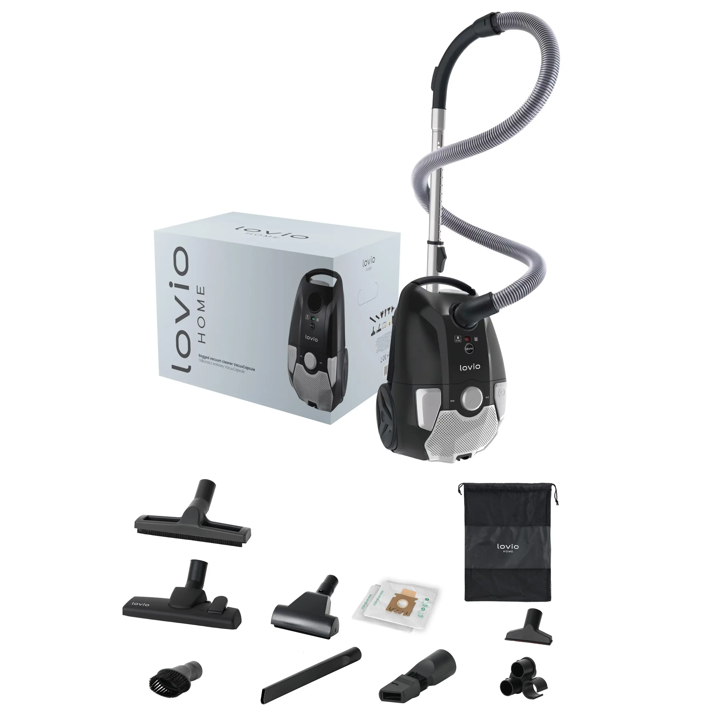 фото Пилосос з мішком Lovio Home VacuuCapsule LVBVC001