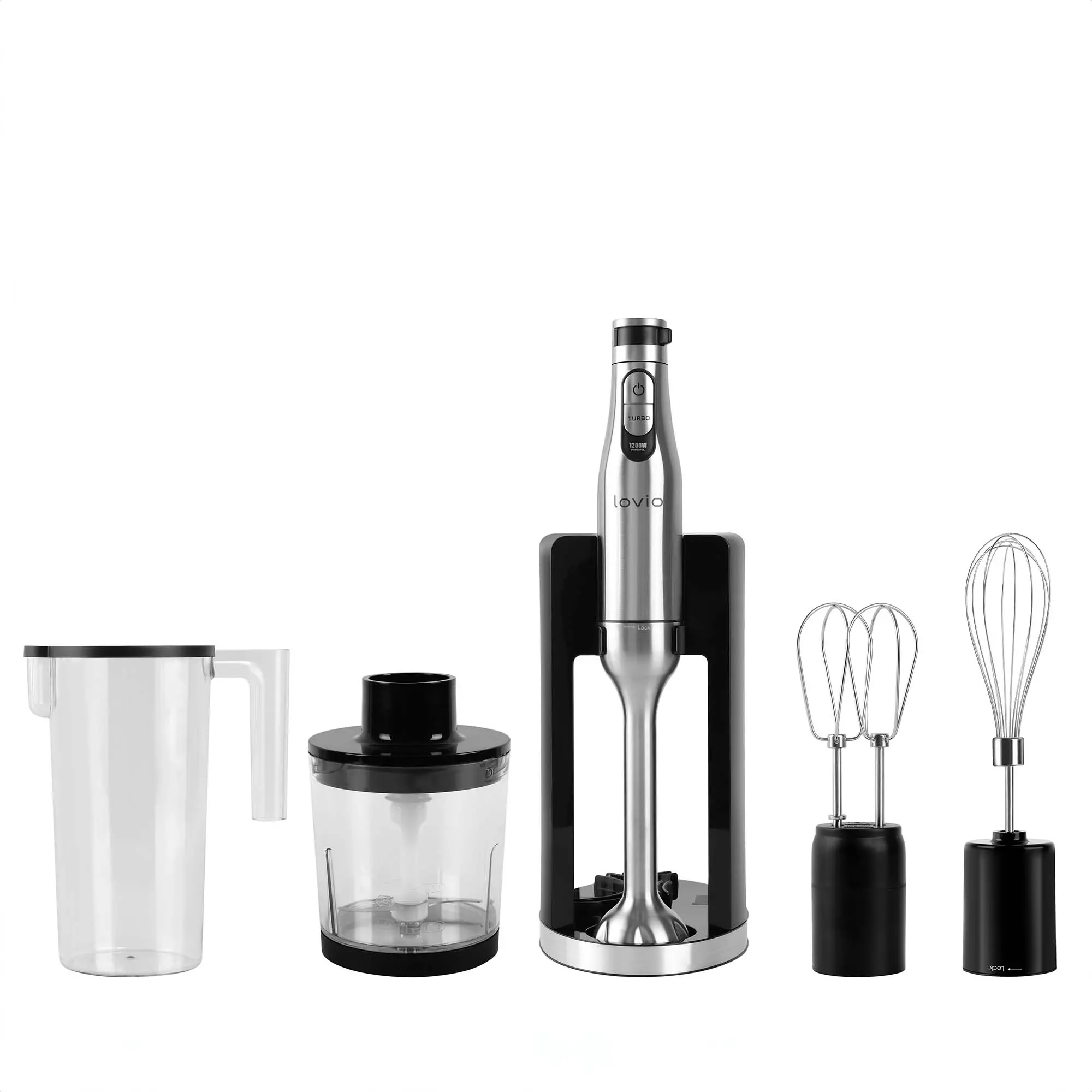 Blender Lovio Home LVHBL001 1200W  Rozdrabniacz Końcówka do ubijania