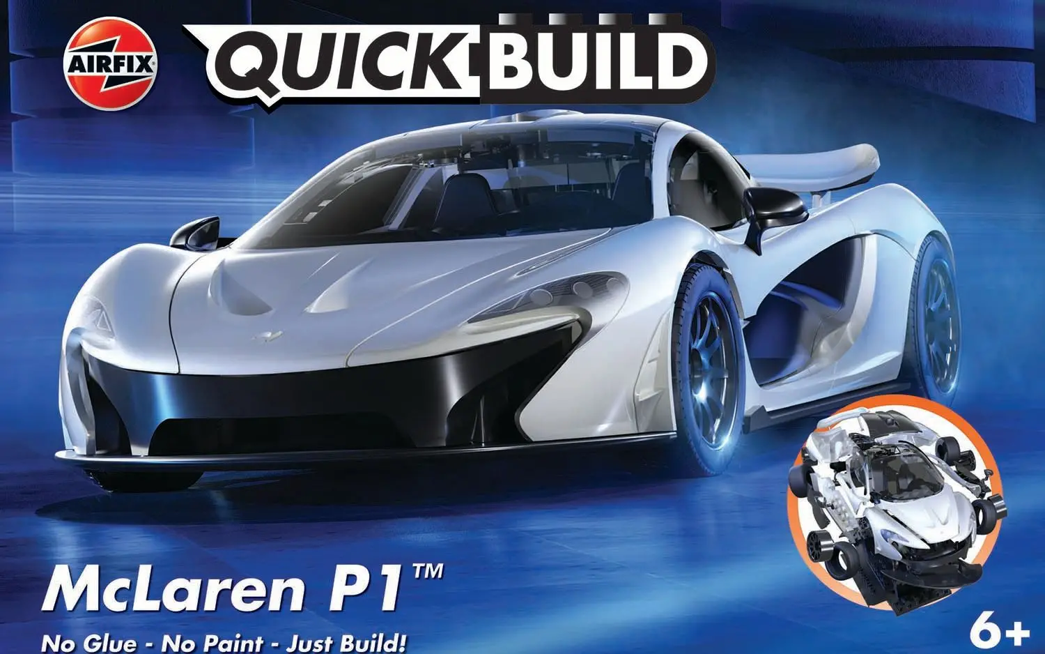 Model do składania Airfix J6028 Quickbuild - McLaren P1 White
