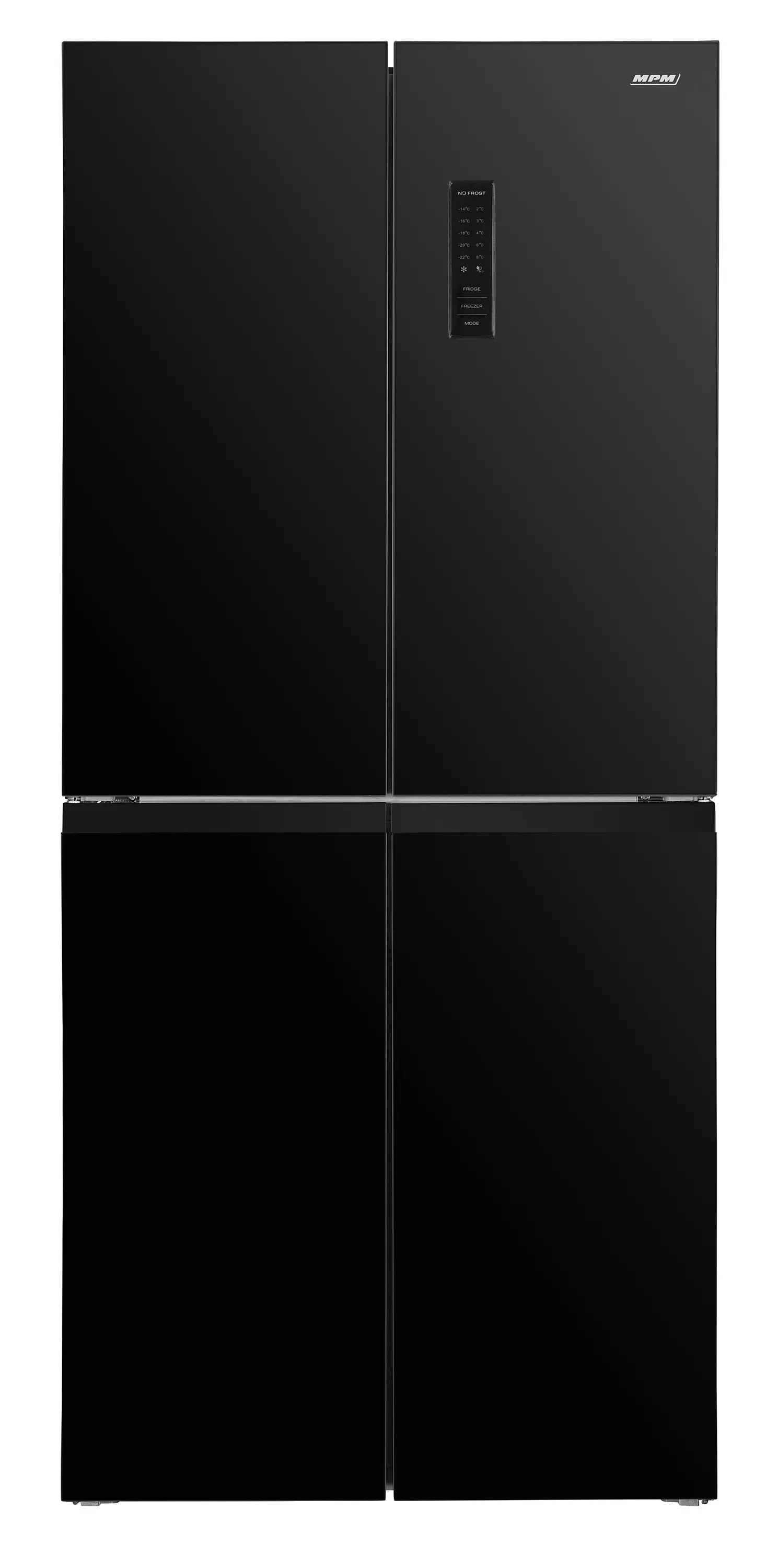 Lodówka MPM 404-SBF-09 Pełny No Frost 180cm Komora świeżości Czarny