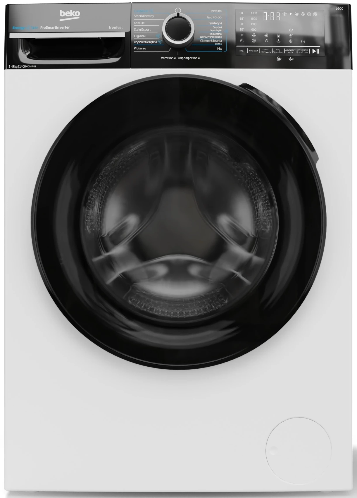 Pralka Beko b300 BM3WFU49415WBDC EnergySpin 9kg 1400obr/min