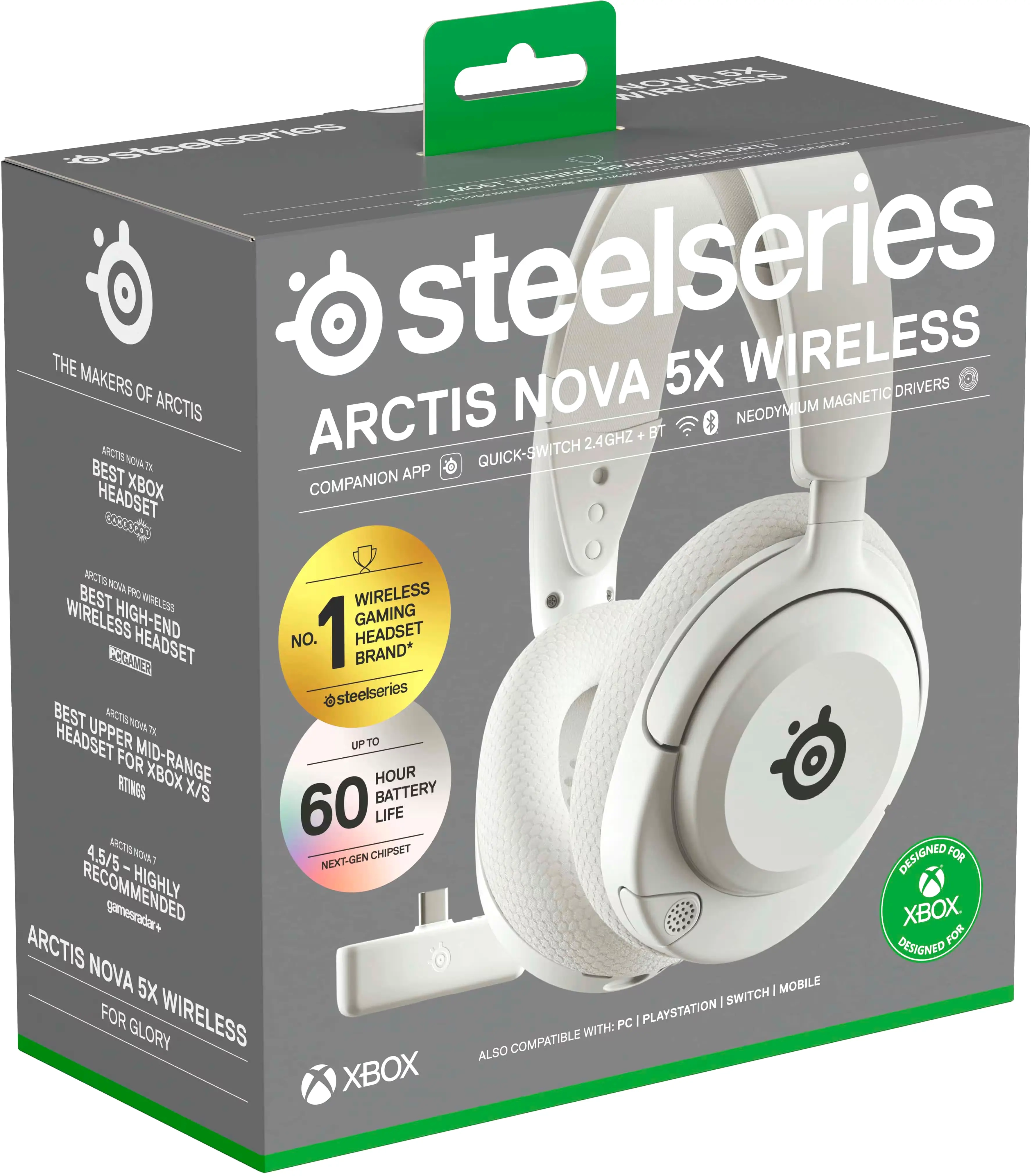 Słuchawki bezprzewodowe z mikrofonem SteelSeries Arctis Nova