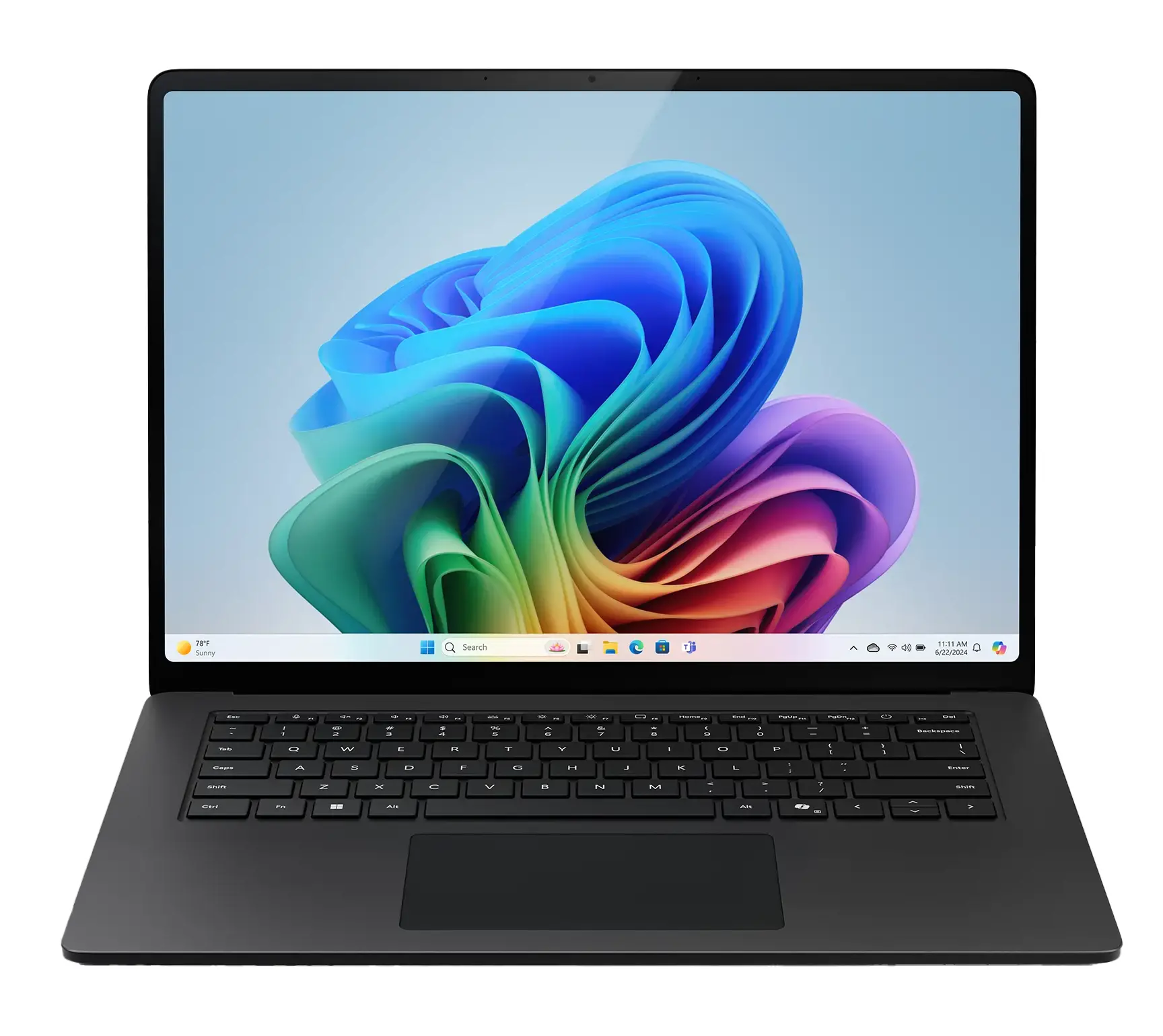 Laptop 2w1 Microsoft Surface Laptop Copilot+ PC 15" Snapdragon X Elite 16GB RAM 512GB Dysk SSD Win11 Czarny Funkcje AI