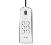 Listwa Belkin BSV604VF2M 6 gniazd 2x USB-A 2m Biały