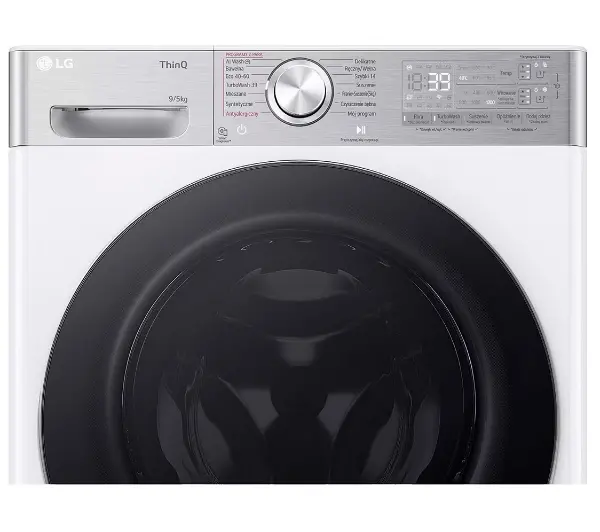 LG F2D95902W Slim 47,5cm 9kg/5kg Funkcje AI Zdalne sterowanie - Kup na Raty - RRSO 0%