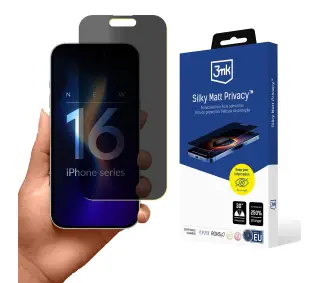 3mk SilkyMatt Privacy do iPhone 16 Pro
