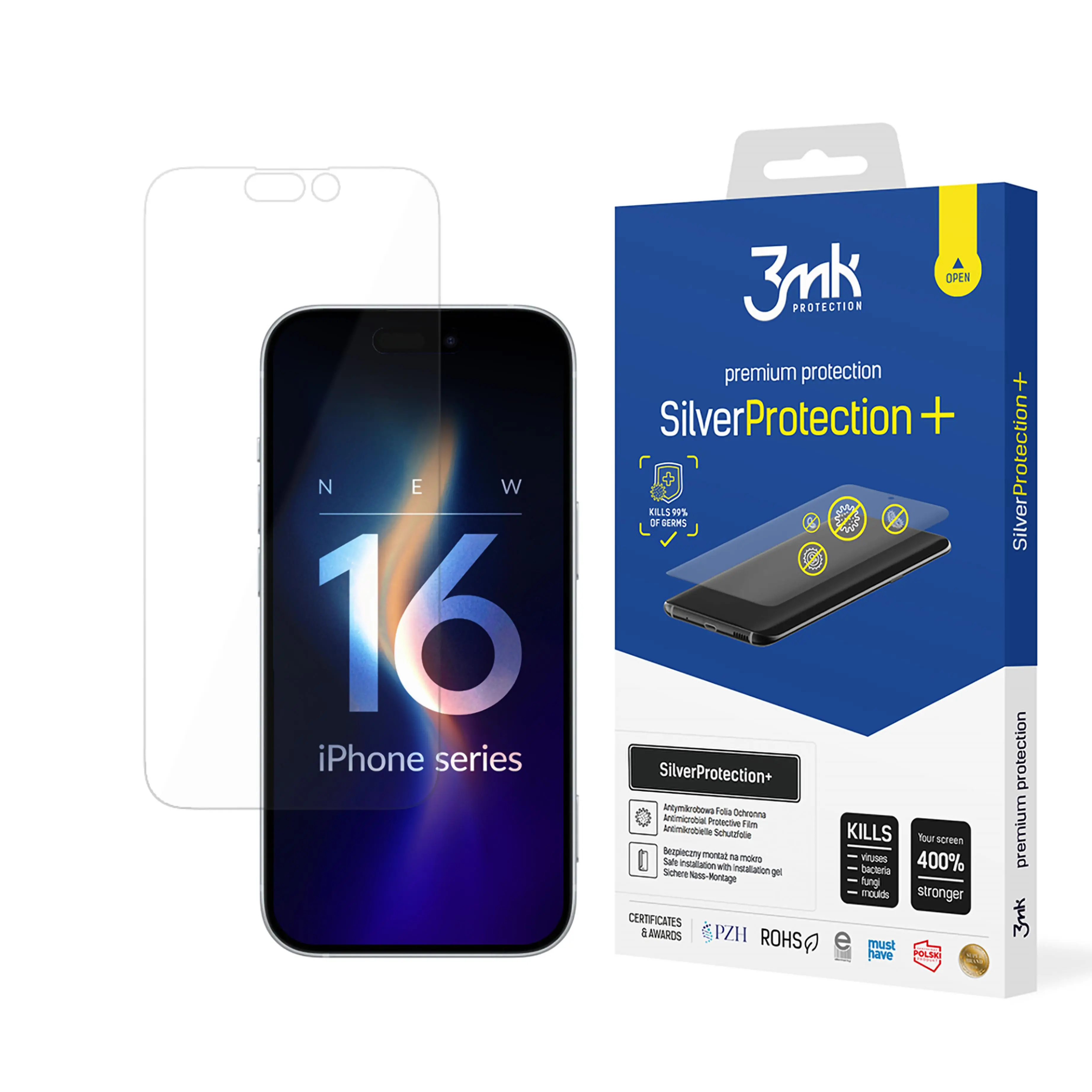 Folia ochronna 3mk SilverProtection+ do iPhone 16