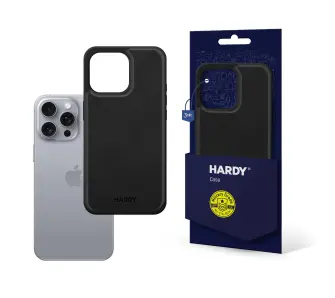 Etui 3mk Hardy Silky Leather MagCase do iPhone 16 Pro Max Czarny