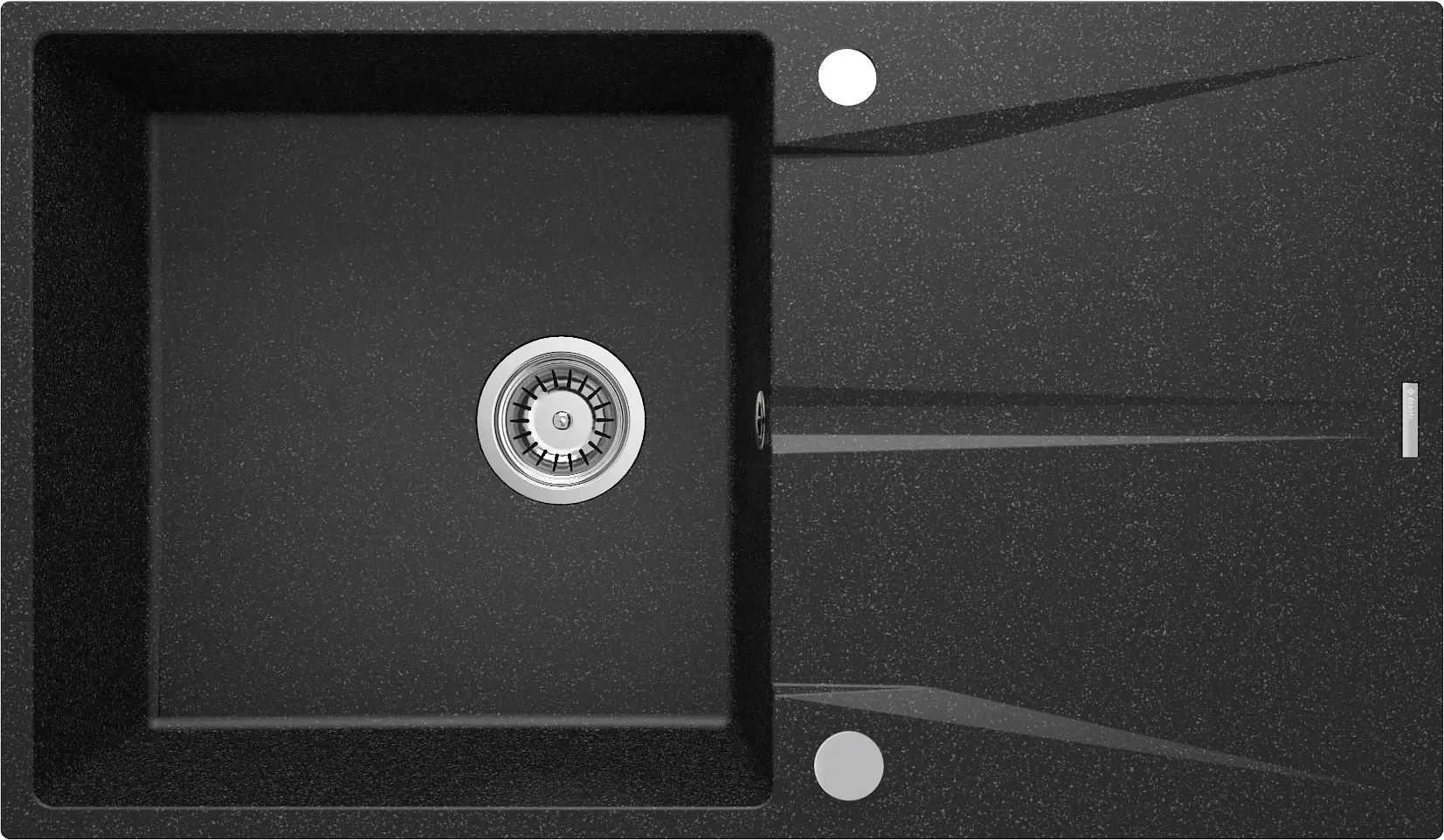 Zlewozmywak Deante Corio ZRC_211A Granitowy Grafit mat