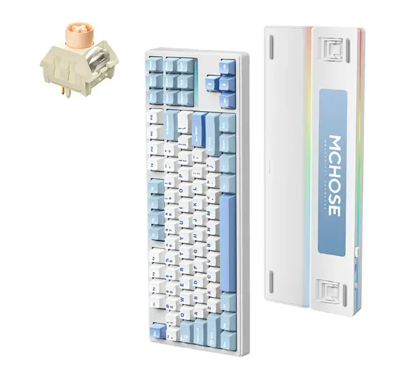 MCHOSE MC-K87-4 Icy Creamsicle Switch Niebieski