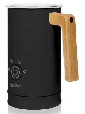 фото Спінювач молока Zeegma Milkee Wood Black