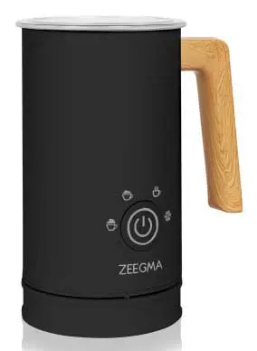 фото Спінювач молока Zeegma Milkee Wood Black