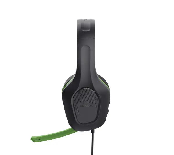 Trust GXT 415X ZIROX Nauszne Czarno-zielony do Xbox