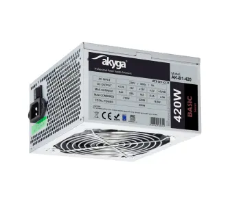 Zasilacz Akyga Basic AK-B1-420 420W Srebrny