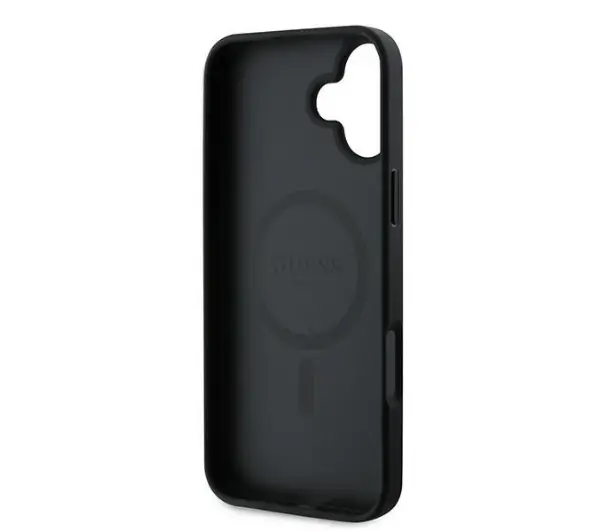 Guess hardcase 4G Ring Classic Logo MagSafe do iPhone 16 Plus Czarny