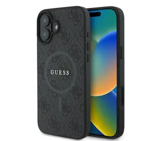 Guess hardcase 4G Ring Classic Logo MagSafe do iPhone 16 Plus Czarny