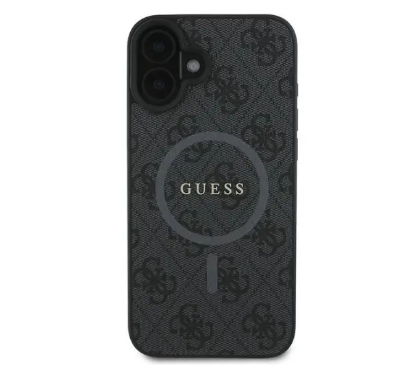 Guess hardcase 4G Ring Classic Logo MagSafe do iPhone 16 Plus Czarny