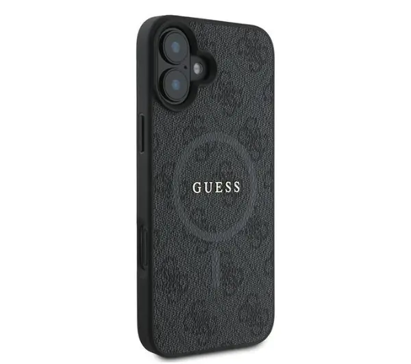 Guess hardcase 4G Ring Classic Logo MagSafe do iPhone 16 Plus Czarny