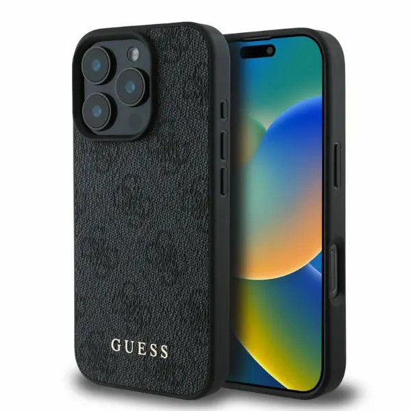 Etui Guess 4G Classic do iPhone 16 Pro Max Czarny