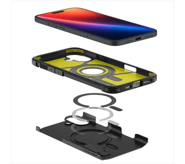 Spigen Tough Armor MagSafe do iPhone 16 Plus Czarny