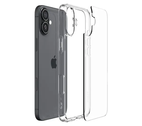Spigen Ultra Hybrid do iPhone 16 Przezroczysty