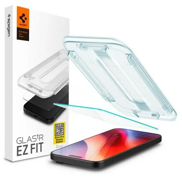 Szkło hartowane Spigen Glas.TR EZ FIT do iPhone 16 Pro