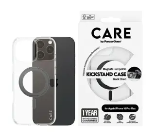 PanzerGlass Kickstand Case MagSafe do iPhone 16 Pro Max Czarny